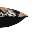 thumbnail image 5 of Laddha Home Designs Handwoven Embroidered Floral Throw Pillow - 20" - Beige and Black, 5 of 8