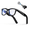 Black-Blue Light Len, variant on EarlySincere 2026 Ai Smart Glasses for Men Women, 8mp 4k Hd Camera Glasses, 410mah Battery, Supports Photo/Video/Audio Recording, Ai Voice Control, Ai Glasses with Bluetooth Calling(photochromism)