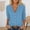 Sky Blue, variant on Women's Lightweight Cardigan V Neck 3/4 Sleeve Button Front Sweater Casual Fall Spring Thin Knit Top for Ladies Long Sleeve Sweater Cardigans for Women Bright Sweaters Leopard Sweater Dress