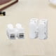 thumbnail image 3 of 26 piezas 2 terminales de crimpado eléctricos bloque de empalme conector de cable de terminal de conexión de doble fila resorte rápido prensa blanco, 3 of 6