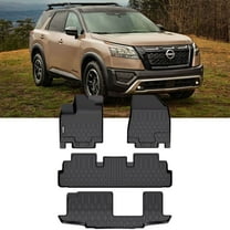 Nilight TPE Floor Mats for Nissan Pathfinder 8 Seater 2022-2025 / Infiniti QX60 7 Seater 2022 2023 2024 2025 All Weather Custom Fit Heavy Duty Floor Liners