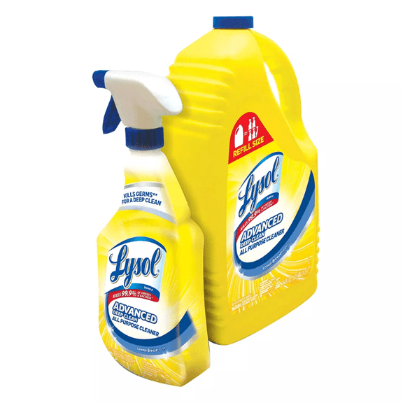 Lysol Lemon All Purpose Cleaner 144 0z   32 oz Refill
