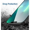 thumbnail image 3 of (3 Pack) amFilm iPhone 14 /iPhone 13 / iPhone 13 Pro Tempered Glass Screen Protector (6.1"), 3 of 6
