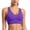 Purple, variant on Women's Bras Wide Elastic Band Seamless T-Shirt Bra Flexible Fit Multi Cup Size Daily Essential S-6XL