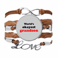 thumbnail image 1 of Pulsera de cuero Negro trenzado pulsera de cuerda de amor Unbranded M, 1 of 3