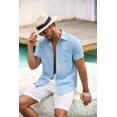 thumbnail image 2 of COOFANDY Mens Short Sleeve Dress Shirts Casual Summer Button Down Shirt with Pocket, 2 of 6