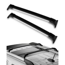 CCIYU Cargo Racks for GMC Acadia 2017-2019 Rooftop Luggage Canoe Kayak Carrier Rack Black Roof Rack Cross Bar - Fits Side Rails Models ONLY