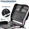 thumbnail image 4 of FORMRS Zipper Binder with Shoulder Strap 2-inch Ring 500 Sheet Capacity File Bag, Watercolor Marble Pattern, 4 of 5