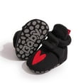 thumbnail image 3 of Owordtank Anti-Skip First Walkers Shoes for Baby Boys Girls Infant Toddler Cute Heart Booties House Walking Sock Slippers, 3 of 4