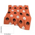 thumbnail image 3 of WLOELOEW Orange Pumpkin Blanket Soft Flannel Warm Throw For Home Halloween Decor Yellow Color Polyester Material Yellow, 3 of 7