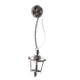thumbnail image 5 of Tholdsy Mini lámpara de techo para casa, candelabros negros para interiores, funciona con pilas para exteriores, regalo de moda, luz LED, casas de muñecas, 5 of 6