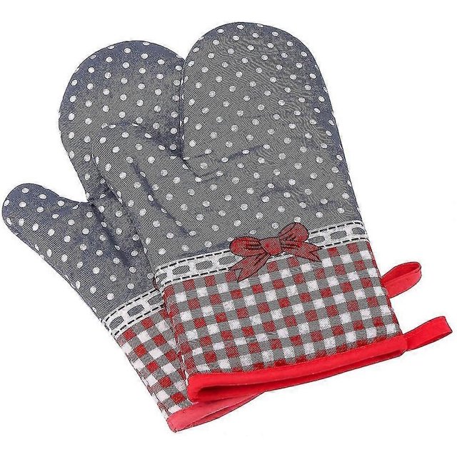 2 Pieces Oven Glove, Insulation Gloves, Non-slip Grill Gloves