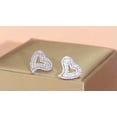 thumbnail image 3 of Lovely Pave Setting Cubic Zircon 3 Layer Earrings for Bridal Fashion Jewellery, 3 of 9
