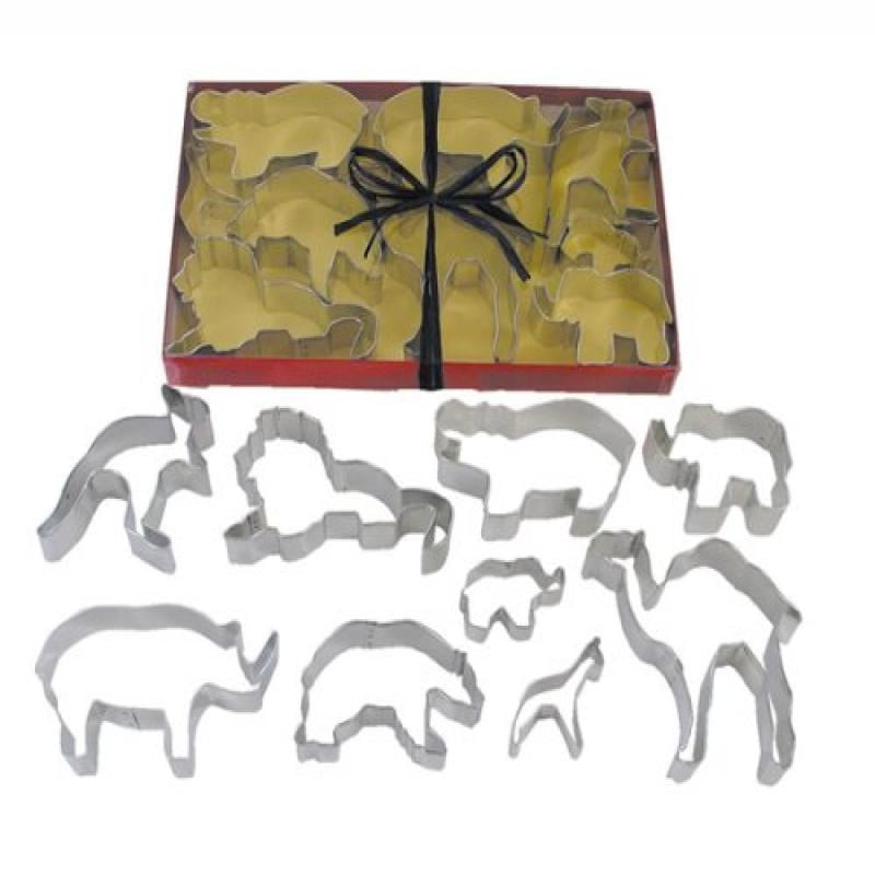 R & M Zoo Animals 9 Piece Cookie Cutter Set