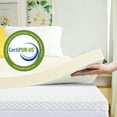 thumbnail image 4 of Continental Sleep, 1" Copper-Infused Memory Foam Mattress Toppers CertiPUR-US, Twin., 4 of 9