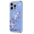 thumbnail image 5 of Compatible with iPhone 15 Pro Max Case Clear with Flower Design, Cute Soft Silicone TPU Floral Aesthetic Women Girls Transparent Protective Shockproof Anti-Scratch Anti-Yellow Phone Cover, A, 5 of 9