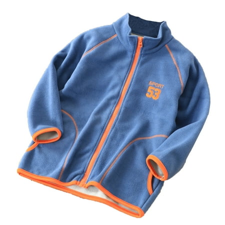 

ASEIDFNSA Light Jacket for Kids Winter Jacket for Toddler Boys Toddler Kids Boys Girls Long Sleeve Winter Letter Prints Fleece Zippered Coat Jacket Thicken Warm Outwear