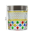 thumbnail image 2 of Glass & Bottle Elegant Cup for Water Juice with Color Block Design Home Desk Display Modern Glassware, 2 of 4