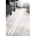 thumbnail image 2 of nuLOOM Sarina Diamants Gris 4' x 6', 2 of 2