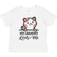 thumbnail image 3 of Inktastic My Grammy Loves Me Girls Granddaughter Kitten Girls Toddler T-Shirt, 3 of 5