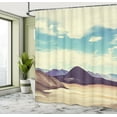 thumbnail image 5 of Ambesonne Landscape Shower Curtain, Brazilian Plateau, 69"Wx84"L, Multicolor, 5 of 5