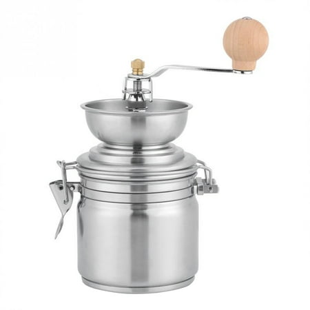 

Grinder Coffee Manual Bean Mills Stainless Steel Machine Metal Hand Conical Burr Kitchen Tool