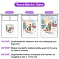 thumbnail image 5 of Hello Winter German Shepherd Frosty Morning Walk Welcome Snowy Christmas Cozy Fleece Blanket Alsatian Dog Lover Gifts Warm Soft Throw Blanket - 02018, 5 of 5