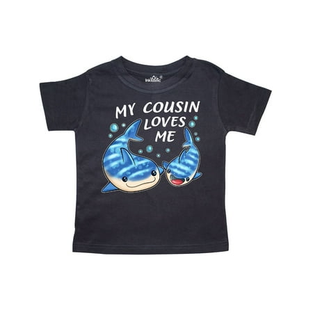 

Inktastic My Cousin Loves Me- whale shark Gift Toddler Boy or Toddler Girl T-Shirt