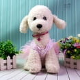 thumbnail image 5 of SPRING PARK Pet Striped Pattern Clothes, Sweet Bowknot Small Dog Skirt Girl Tutu Clothing Puppy Cat Sleeveless Apparel Teddy Clothes Dresses for Spring and Summer, 5 of 7