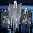 thumbnail image 7 of Joyfy 3 Pack Halloween Hanging Ghosts,Scary Skeleton Ghosts Grim Reapers Decorations for Halloween Indoor Outdoor Yard Home Decorations, 7 of 7