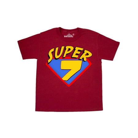- Superhero 7th Birthday Youth T-Shirt