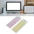 thumbnail image 1 of Keyboard Stickers Colorful English Language Dustproof Waterproof Coating PVC Material, Compatible With All 10in To 17in Laptop Keyboards, Desktops, PC Keyboards, 1 of 8