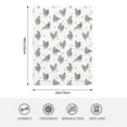thumbnail image 5 of Picia Funny Chicken Pattern Baby Soft Dot Blanket with Silky Satin Backing Baby Gifts for Boys and Girls (30" x 40"), 5 of 9