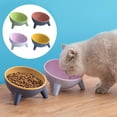 thumbnail image 2 of Raised for Cat Bowls for Indoor Cats Protect Pet's Spine Single Bowls 15° 4 Opti, 2 of 11