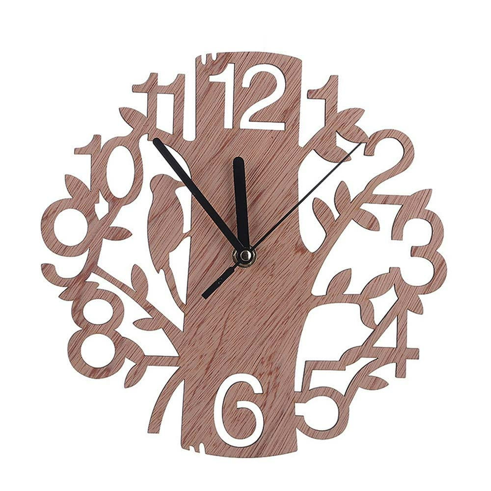 Wood Trick Pendulum Wall Clock Kit to Build, Wooden DIY Wall Clock Big