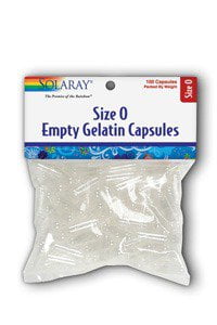 Empty Gelatin Capsules Size Chart