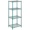 thumbnail image 3 of Global Industrial 18246G 24 x 18 x 63 in. Nexel Poly-Z-Brite Wire Shelving, Green, 3 of 4