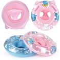 thumbnail image 4 of Baby Pool Seat Bouee, Pink Cartoon Elephants Swimming Rings Inflatable Bouee Bebe Piscine for 6-36 Months Swimming Pool Toys Gift, 4 of 7