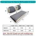 thumbnail image 5 of 10L0L Golf Cart Seat Cover for Yamaha Club Car Precedent Golf Cart Accessories-Gray Beige (L Size), 5 of 7