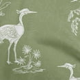 thumbnail image 1 of oneOone Cotton Poplin Twill Light Green Fabric Asian Japanese Floral Birds With Plants Sewing Fabric By The Yard Printed Diy Clothing Sewing Supplies 56 Inch Wide, 1 of 4