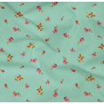 thumbnail image 4 of oneOone Organic Cotton Poplin Twill Fabric Leaves & Flower Floral Fabric Prints by Yard 42 Inch Wide, 4 of 4