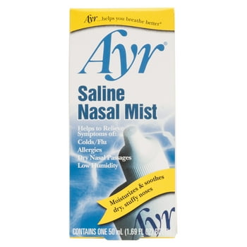 Ayr Saline Nasal Mist, Daily Saline Nasal Care, 50mL