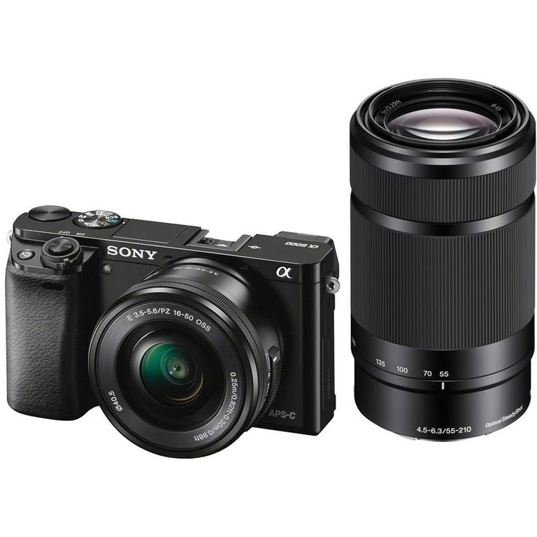 Sony Alpha a6000 Mirrorless Camera with 16-50mm and 55-210mm Sony Alpha a6000 Mirrorless Camera with 16-50mm and 55-210mm
