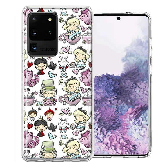 MUNDAZE For Samsung Galaxy S20 Ultra Wonderland Design Double Layer Phone Case Cover