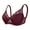 Wine, variant on Hfnxid Women Bras Under $ 5.00,Women‘s Plus Size Comfortable Breathable Underwire Bras Lace Push-Up Underwear