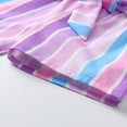 thumbnail image 6 of Toddler Baby Girl Clothes Ruffle Short Sleeve Tops and Colorful Shorts Outfits Set Purple 18-24 Months, 6 of 6