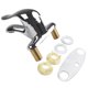 thumbnail image 2 of 3 Hole Basin Faucet Hot And Cold Water Mixing Valve Switch Bathroom Sink Mixing Valve Switch Home Bathroom Fixture Accessories, 2 of 11