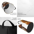 thumbnail image 2 of Goofa Cartoon Cheetah With Attitude Printed Circular Hamper,Laundry Basket with Handles,Storage Baskets Foldable,Large Capacity Laundry Hamper-Medium, 2 of 6