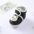 thumbnail image 6 of Xinhuaya Baby Booties Girl & Boy Infant Fleece Slippers - Soft Cozy and Colorful Baby Shoes 0-6 Months, 6 of 7