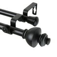 thumbnail image 2 of Dynasty Double Curtain Rod 48-84 inch - Black, 2 of 2